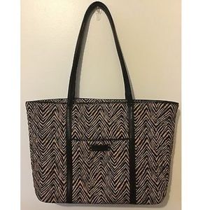 Vera Bradley Zebra Laptop Tote